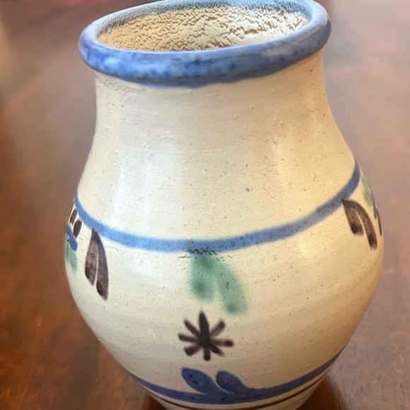 Vintage Nittsjö Sweden Hand-Painted Small Ceramic Vase - Marked 298 - Picture 5 of 12